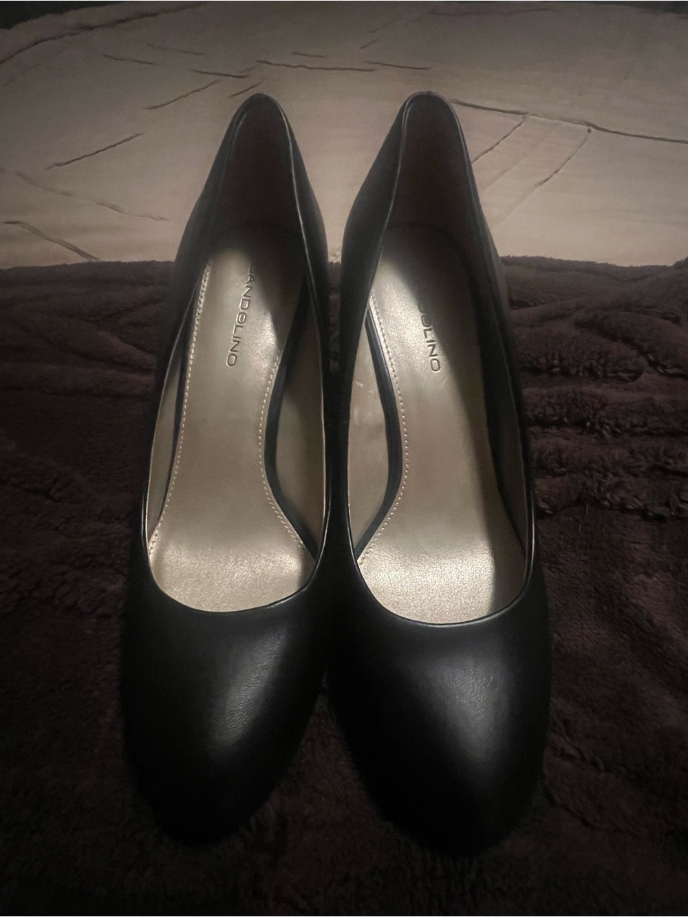 Bandolino Black Rounded Toe Dress Pumps